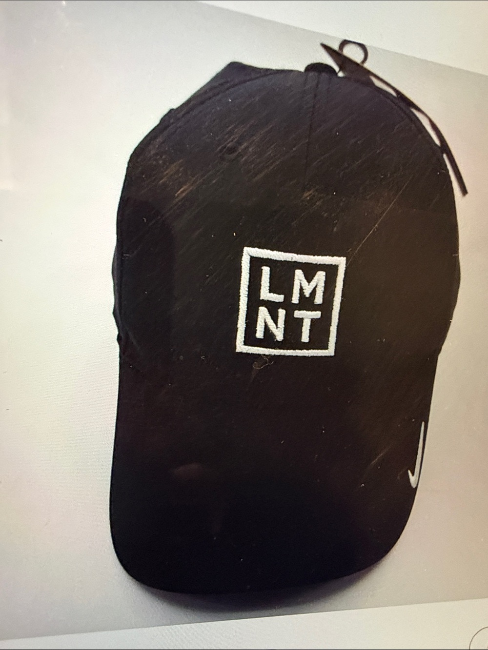 Nike Black Baseball Cap with White LMNT Patch